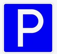 Знак дорожный "Место стоянки"  700 х 700мм 6.4