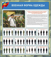 Комплект стендов в кабинет ОБЗР - 7 шт. (750 х 1000мм) ПВХ-3мм ОБЗР36