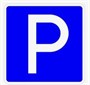 Знак дорожный "Место стоянки"  700 х 700мм 6.4