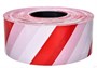 Лента оградительная 500 п.м.,75мм, Бело-красная 8000 - фото 8961
