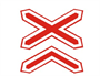Знак дорожный "Многопутная железная дорога" ГОСТ Р52290-2004 1.3.2 - фото 9152