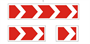 Знак дорожный "Направление поворота - направо" ГОСТ Р 52290-2004, II-типоразмер. Н-500мм, В-615,1160,2250мм