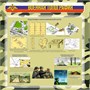 Стенд "Военная топография" 1200 х 1200 пластик 3мм