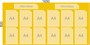 Стенд информационный 1650 х 800, карманы А4-12шт., карман 450 х 100мм -2шт., ПВХ-3мм
