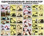 Стенд "Одноковшовый экскаватор - безопасность земляных работ"  1200 х 1000, ПВХ-3мм